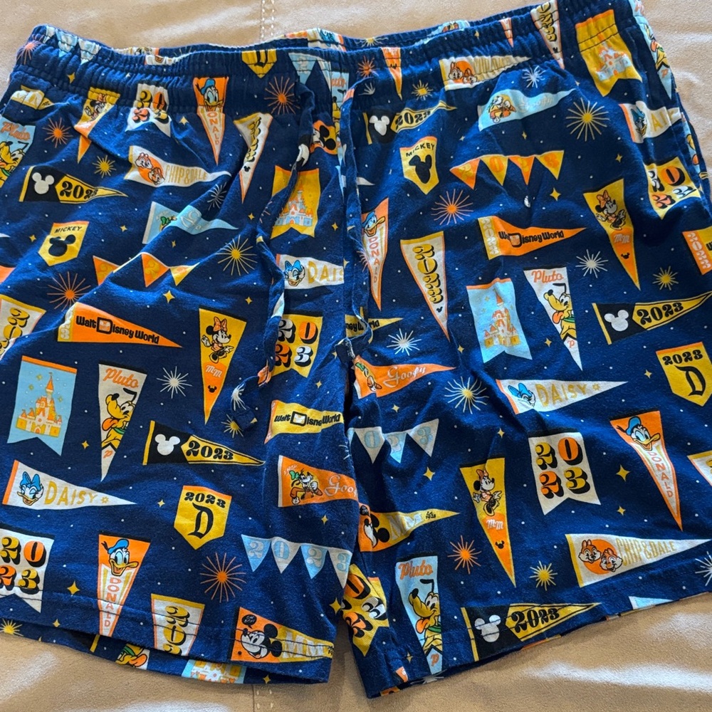 Disney Men's Colorful Graphic Athletic Shorts